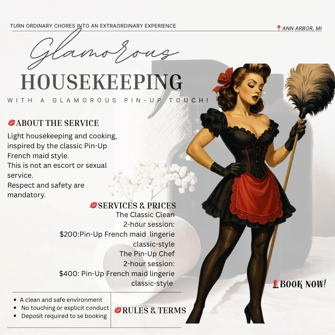 Pin-Up Housekeeping!