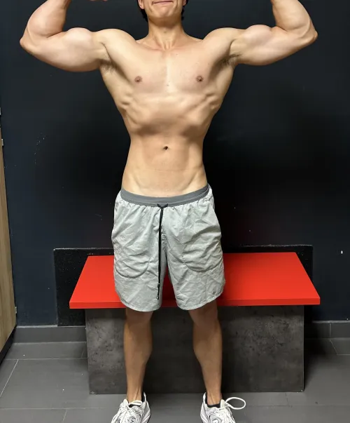 Sniff them before I take a shower in the gym