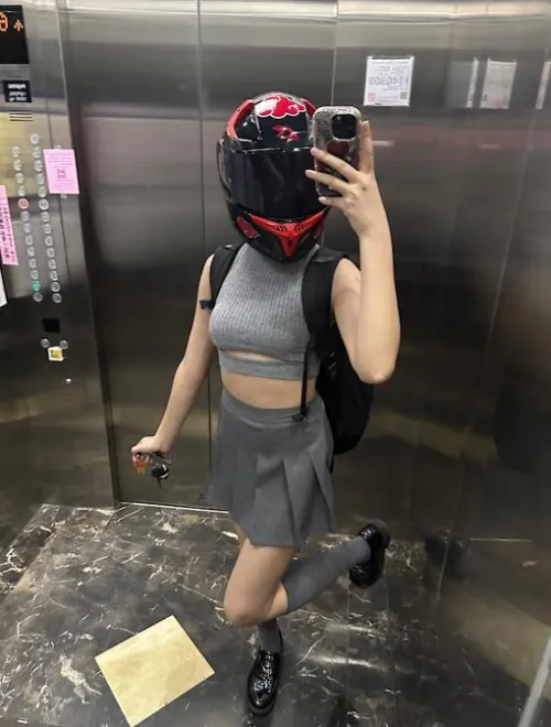 Teen egirls can be biker babes too