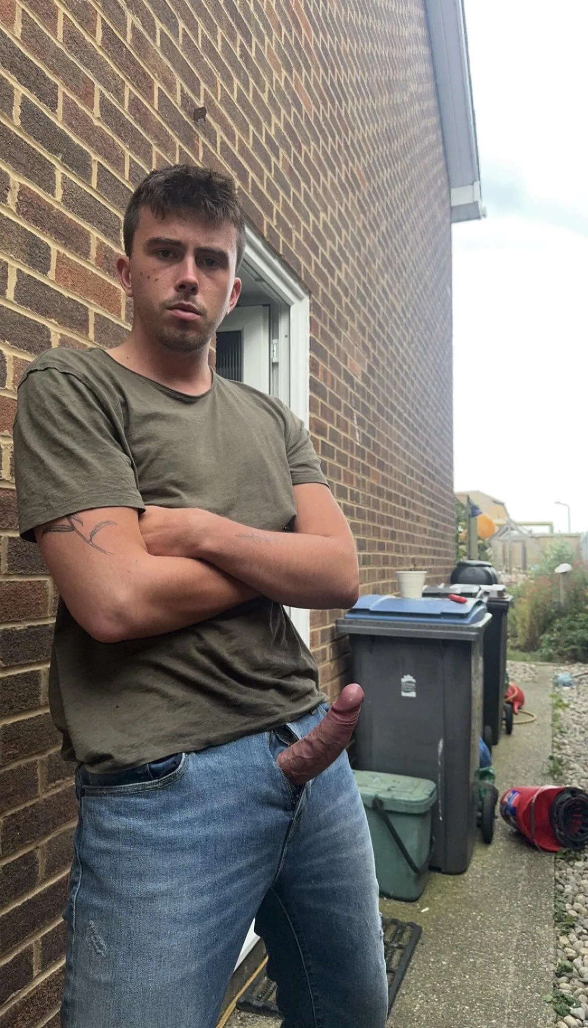 The first law didn’t require full nudity, just that a cock had to be erect and on full display at all times. Everyone thought smaller guys would have fared worse, but it was the bigger lads who were more noticeable that struggled the most.