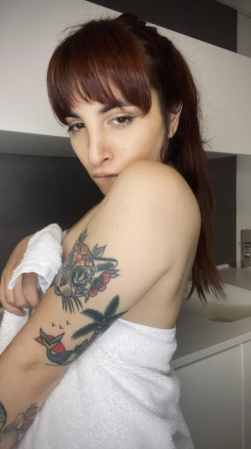 this is my long hair with a ponytail 💕