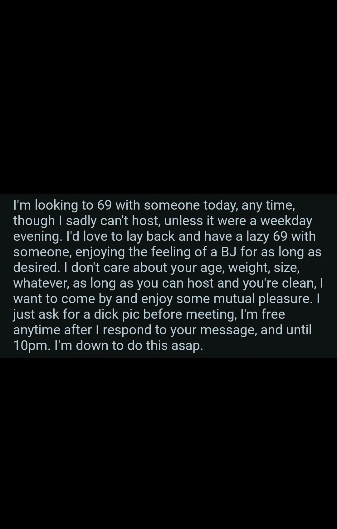 26 M4M Bozeman - Can anyone host and 69 today?