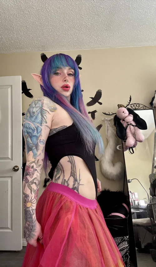 Elf broodmare for hire. Careful what you promise me, I collect in flesh