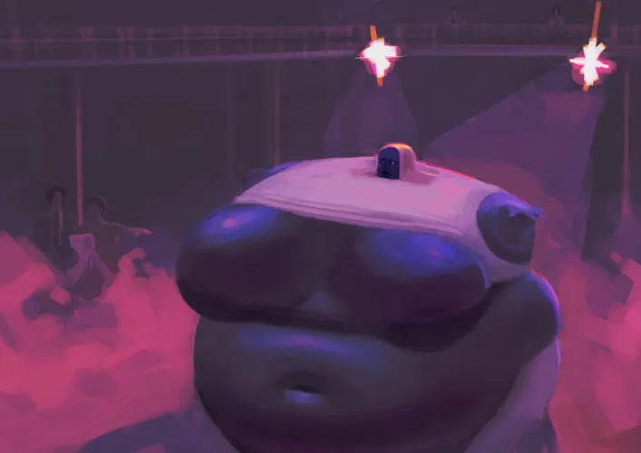 Everyone's looking at me, it's so embarrassing... -Ferrousingot