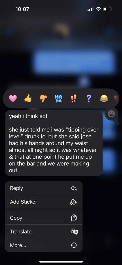 Gf 24F had a good night out with her gfs lol