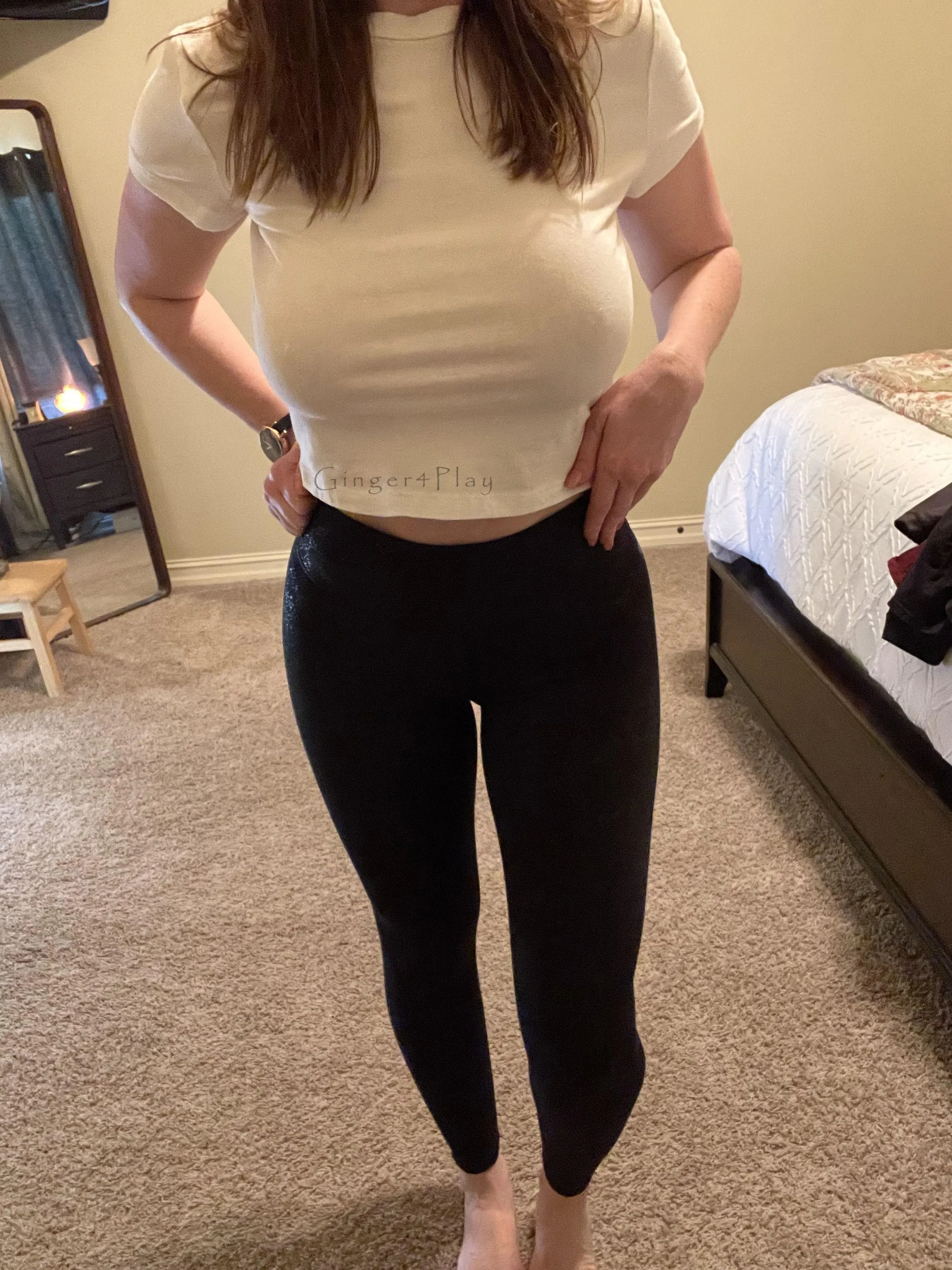 Hope the boss likes visible nipples