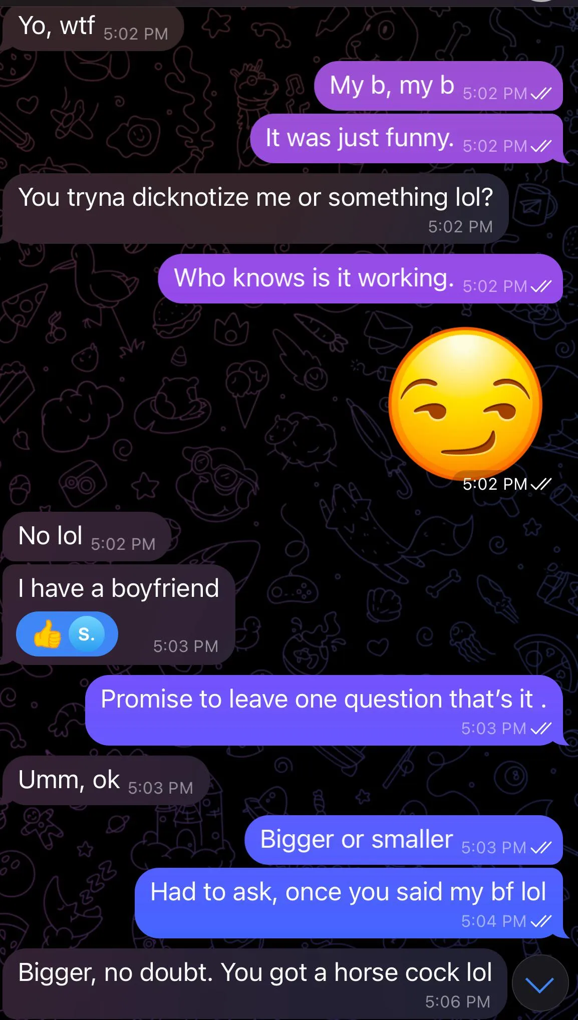 I guess something, never change