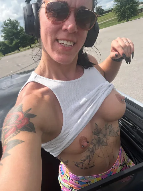 I’m flashed the old guy running after my run