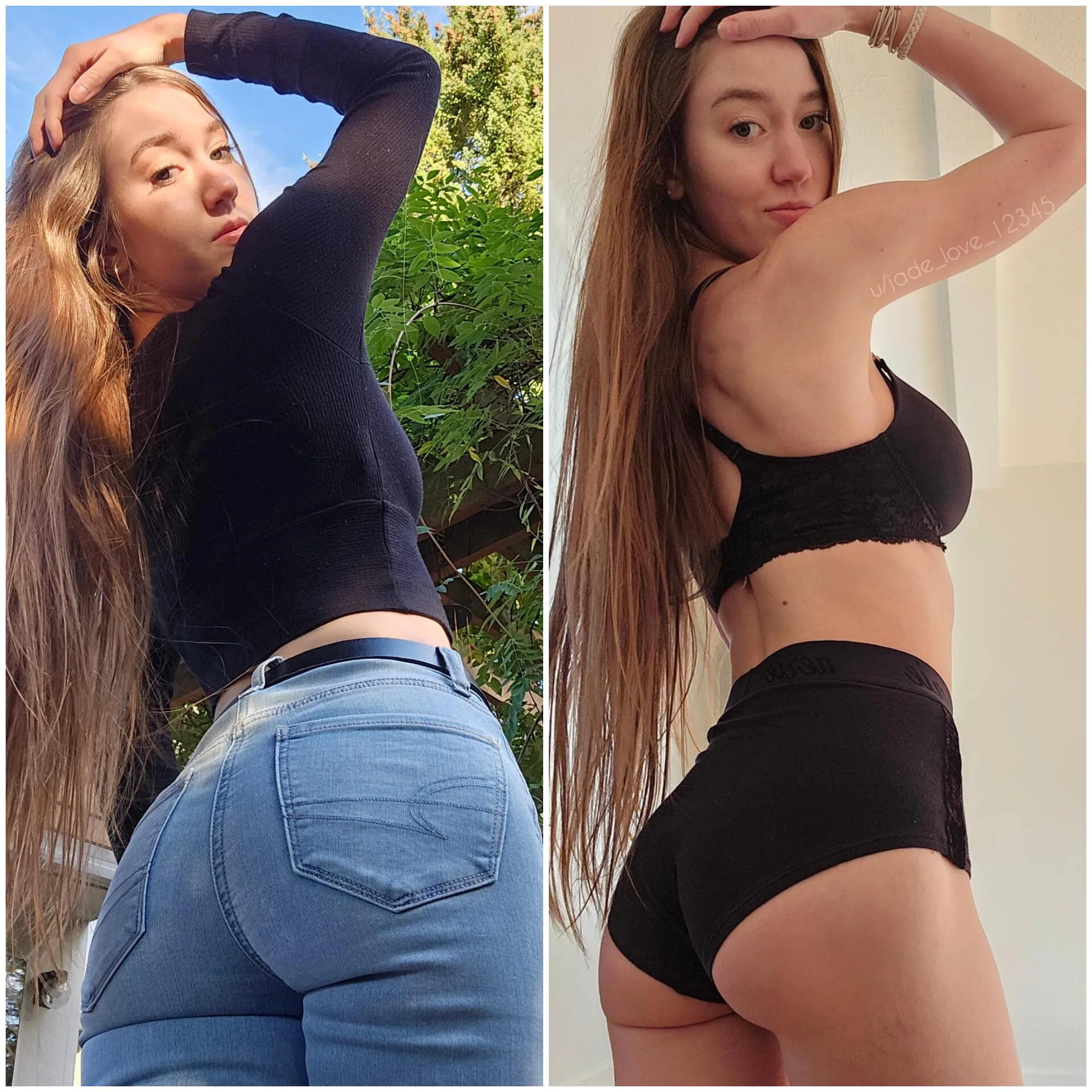 Jeans vs panties
