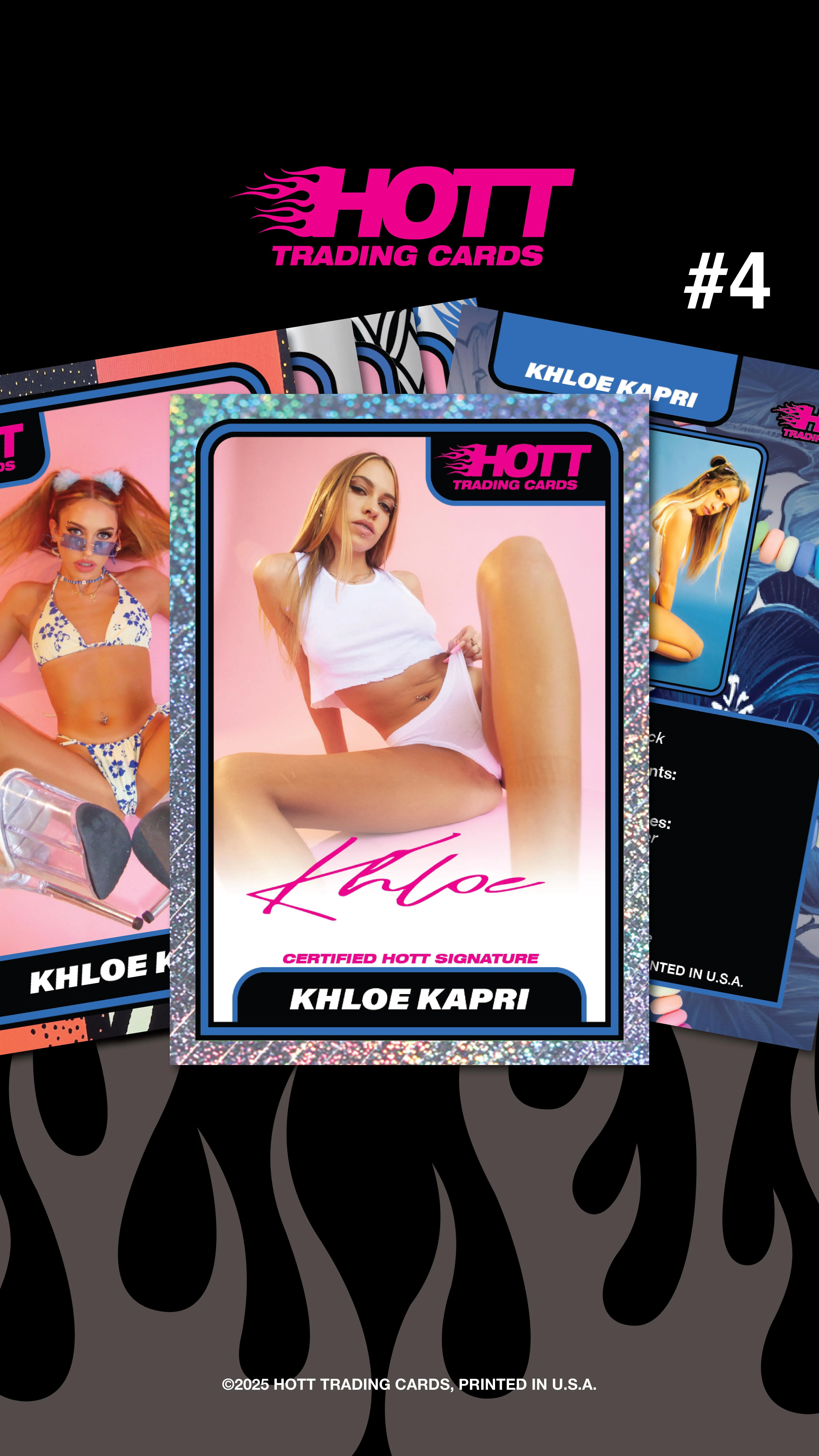 Khloe Kapri cards from Hott