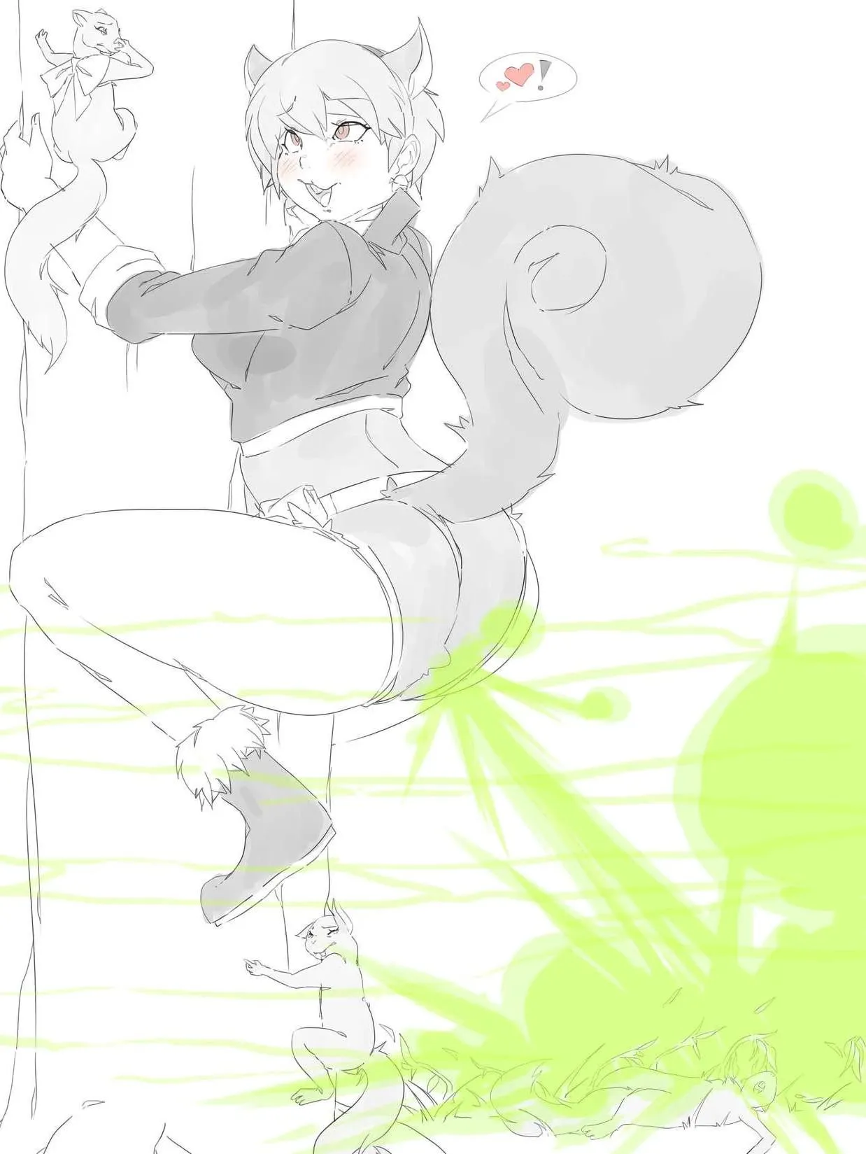 Looks like the nuts got to her