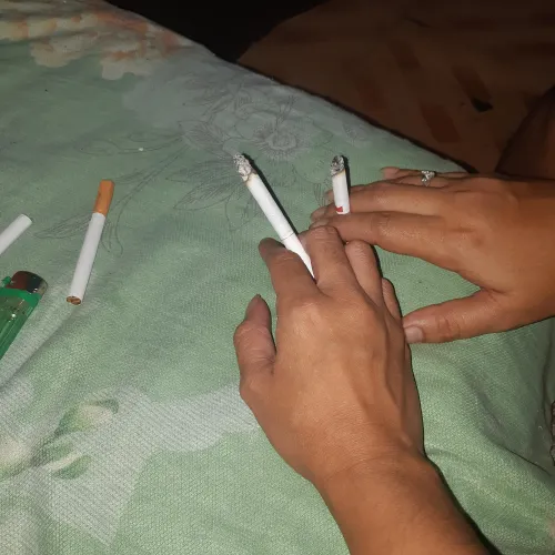 Me abd my friend smoking together. Wanna join us?
