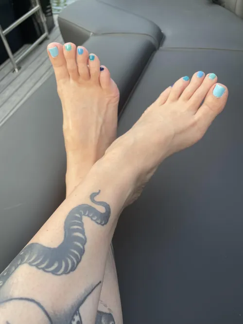 My nail polish is so cute!