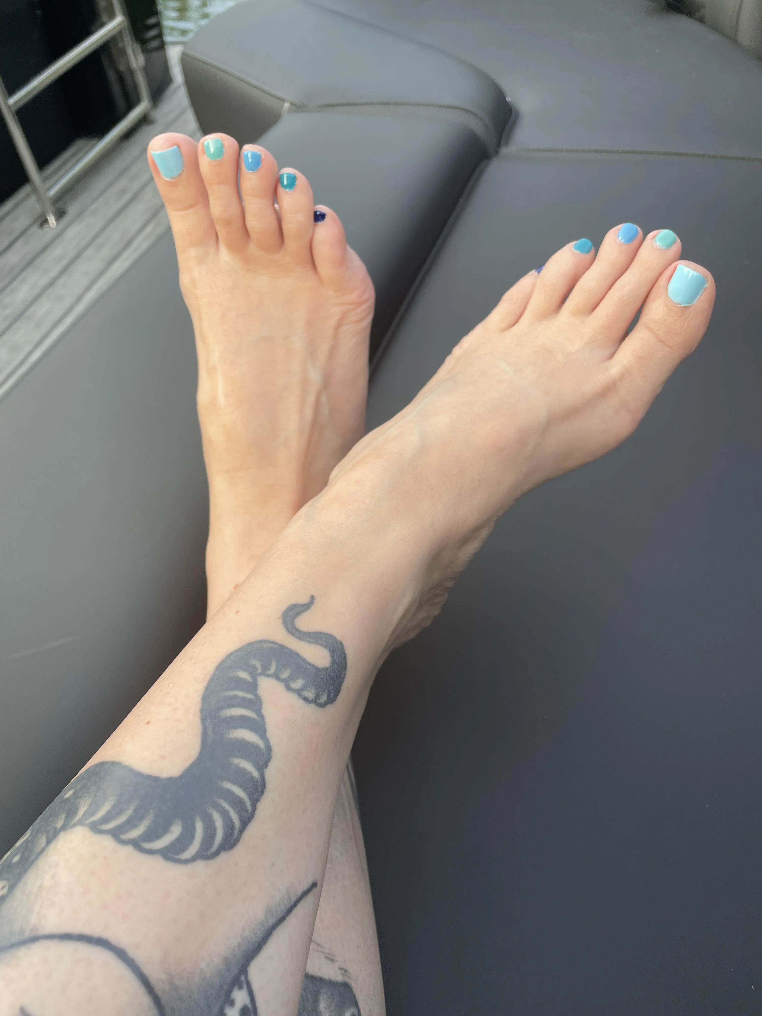 My nail polish is so cute!