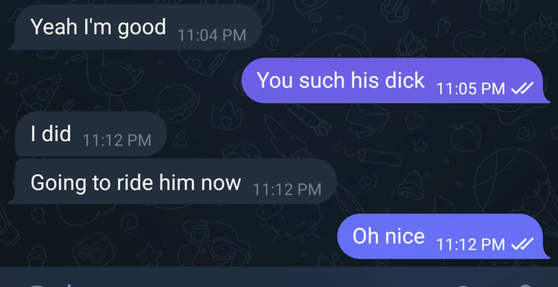 My wife with her new bull