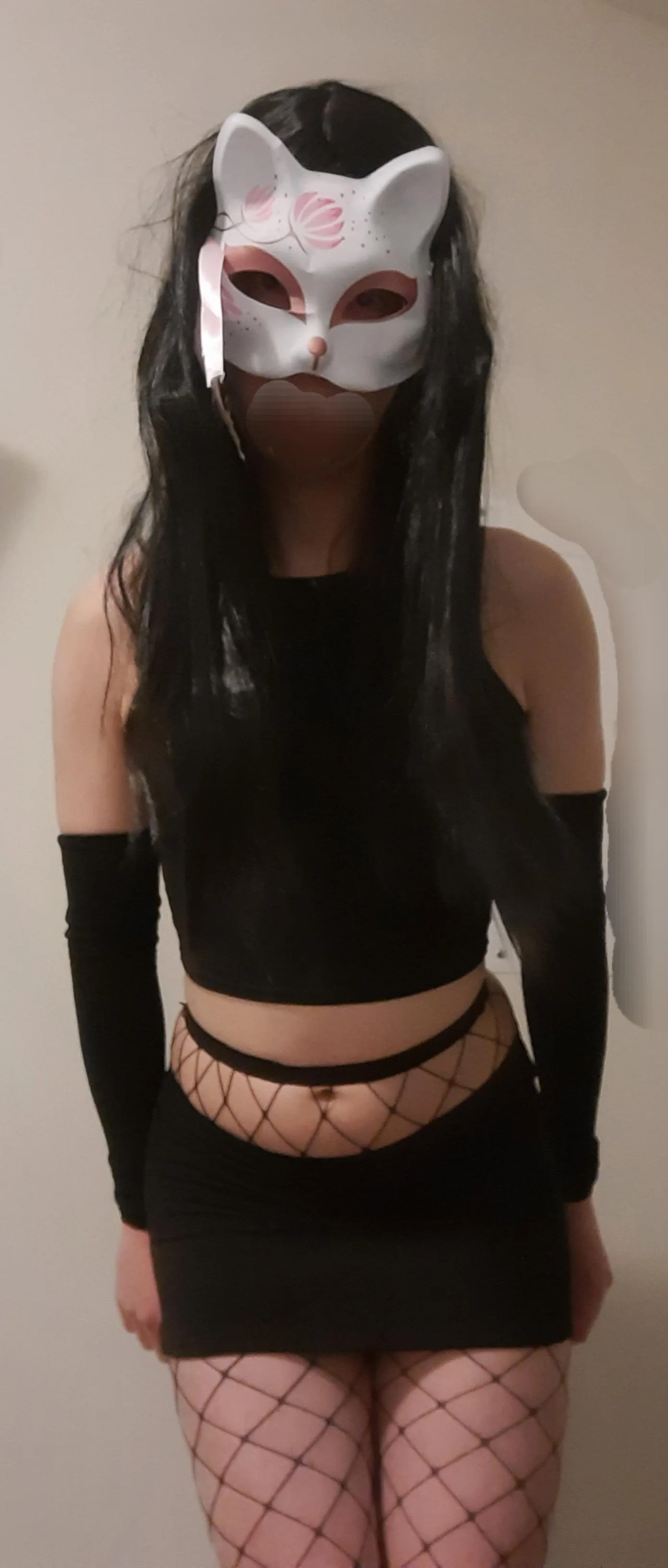 Should I lift my skirt next ? 🤔 The most I've shown my face 🫣