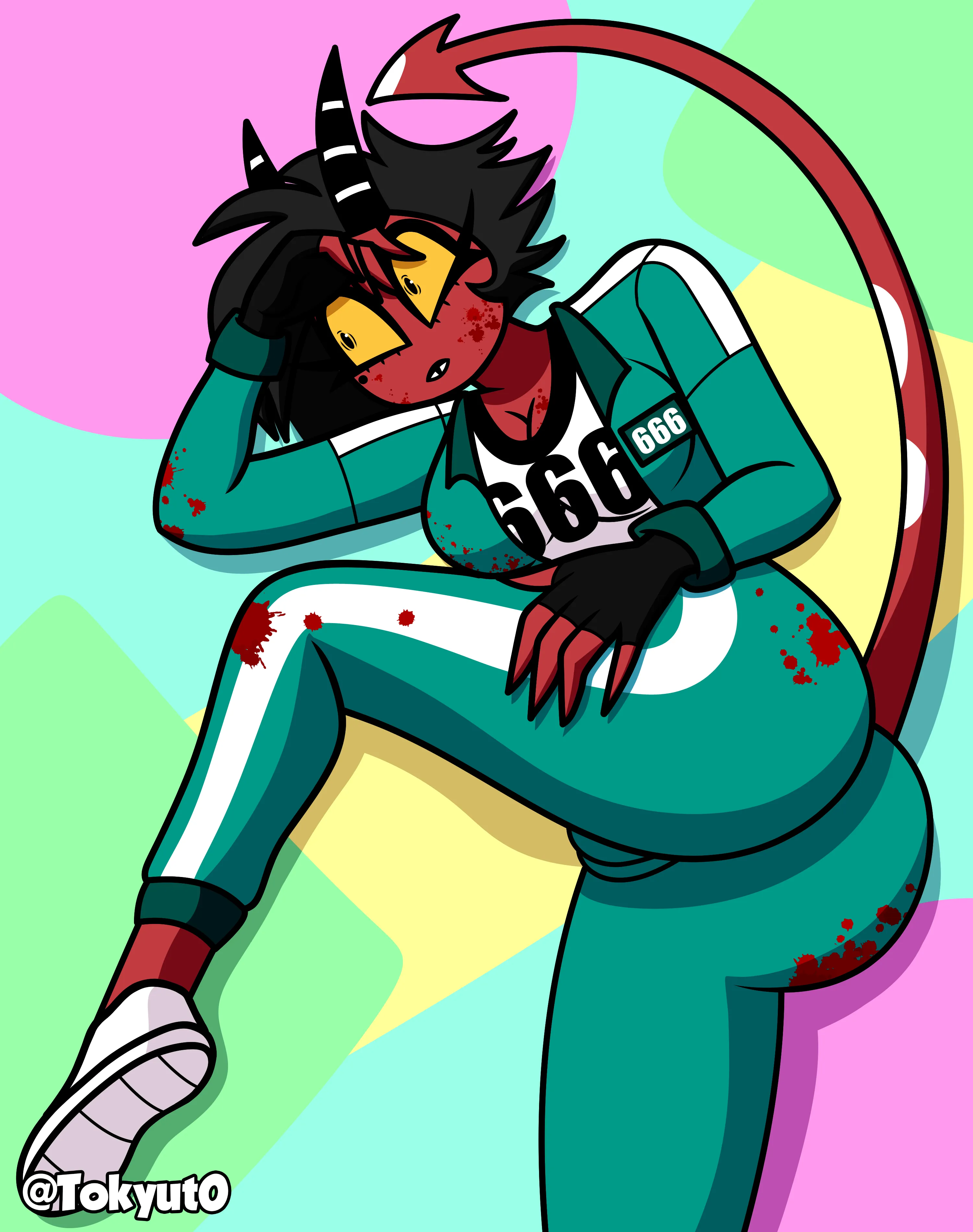 Something happened to Moxxie (Tokyut0)