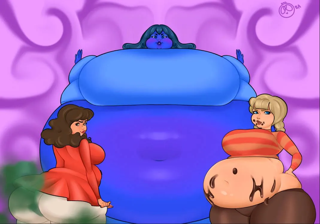 Three growing girls~ -Blueyart