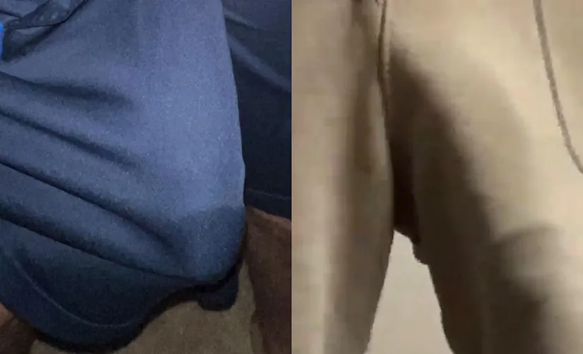 Two very hung guys are comparing! Dm to see the side by side and judge! One will get cucked and humiliated!