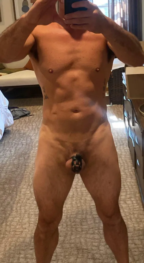 Wife says “no cumming  when I’m away” 🙁