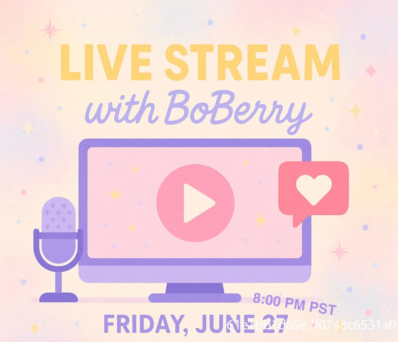 Boberry’s next livestream
