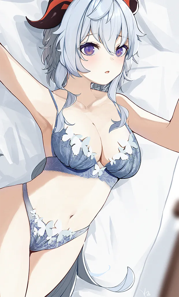 Daily Ganyu Lewdie #1278 Butterflies~