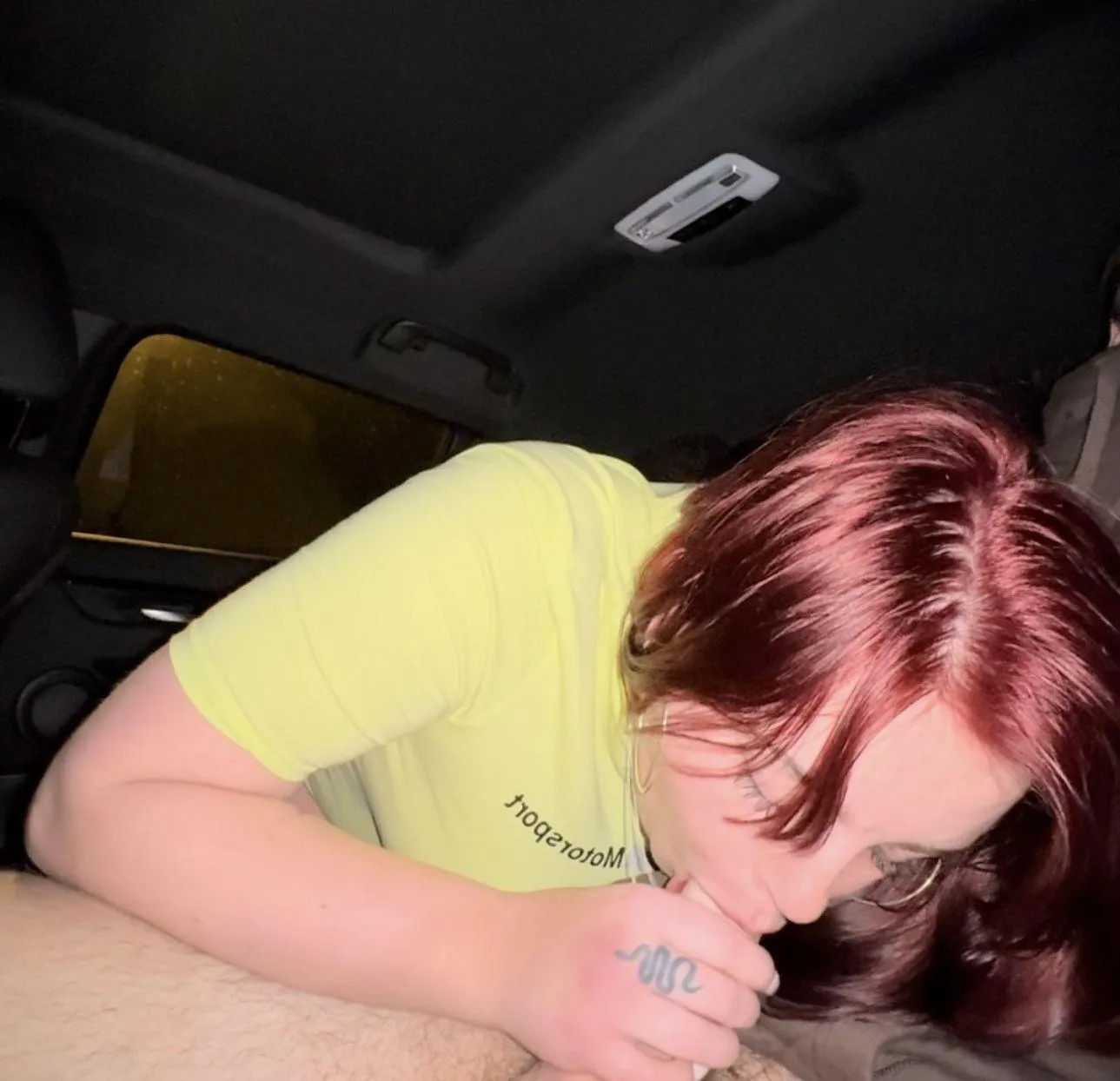 Let me worship your cock with my tongue… no hands, just throat 💋