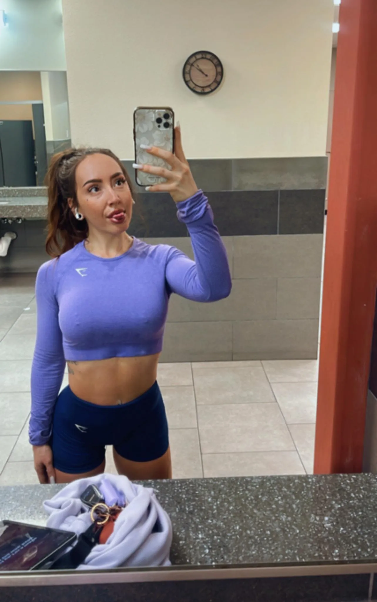 Little tongue selfie