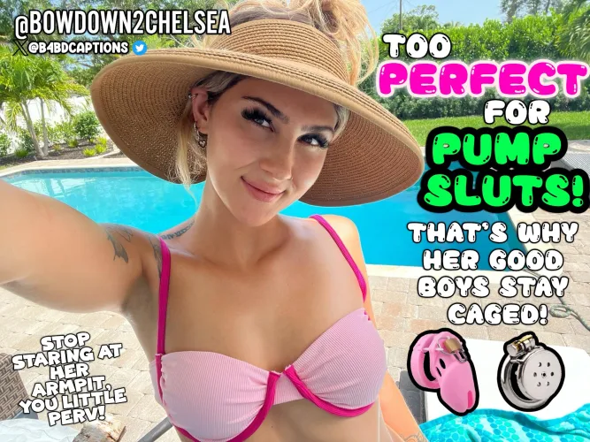 no more pumping, slut!