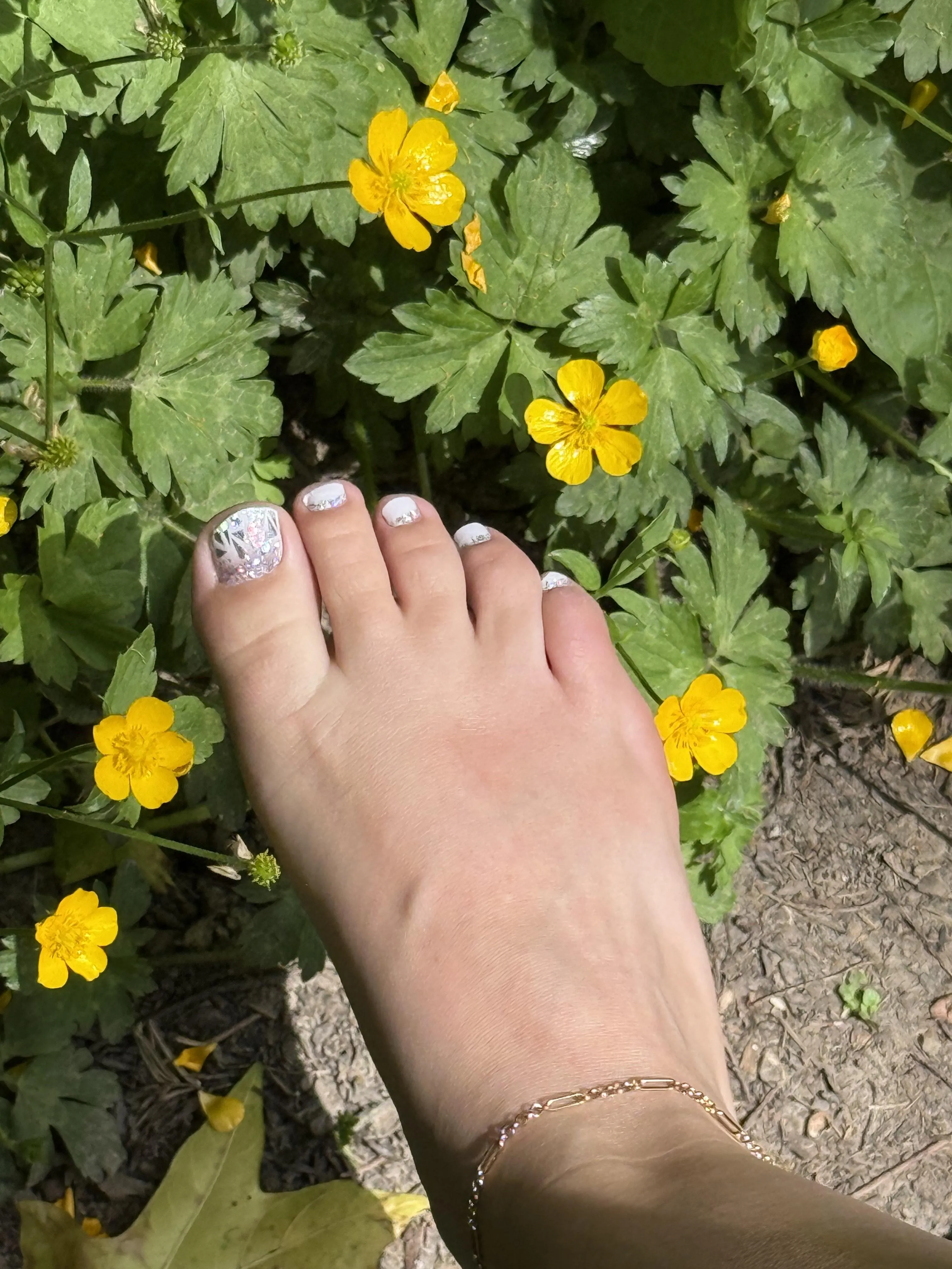 The flowers don’t mind the dirt. Why should you?