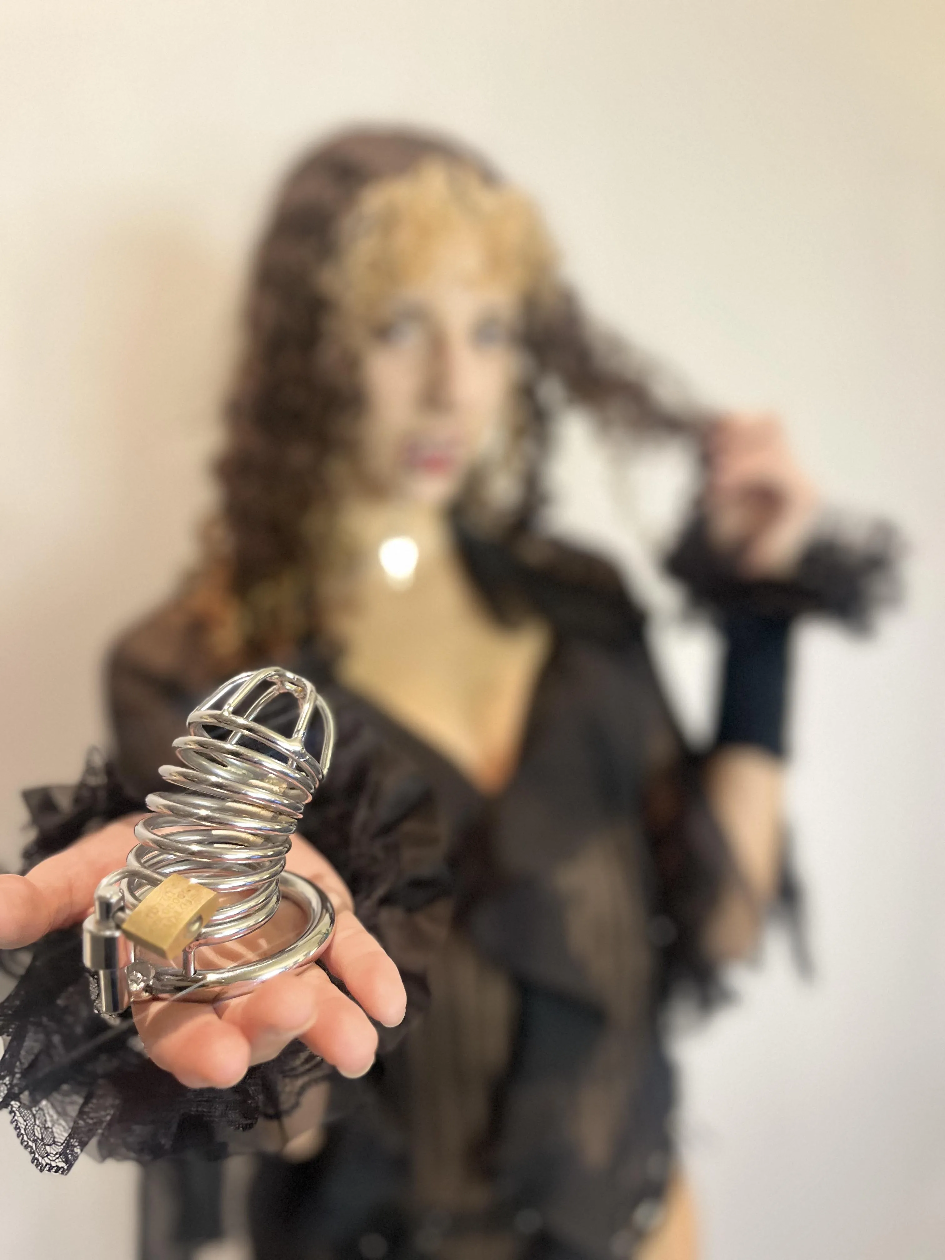 You're locked because you're mine. And I like silence.