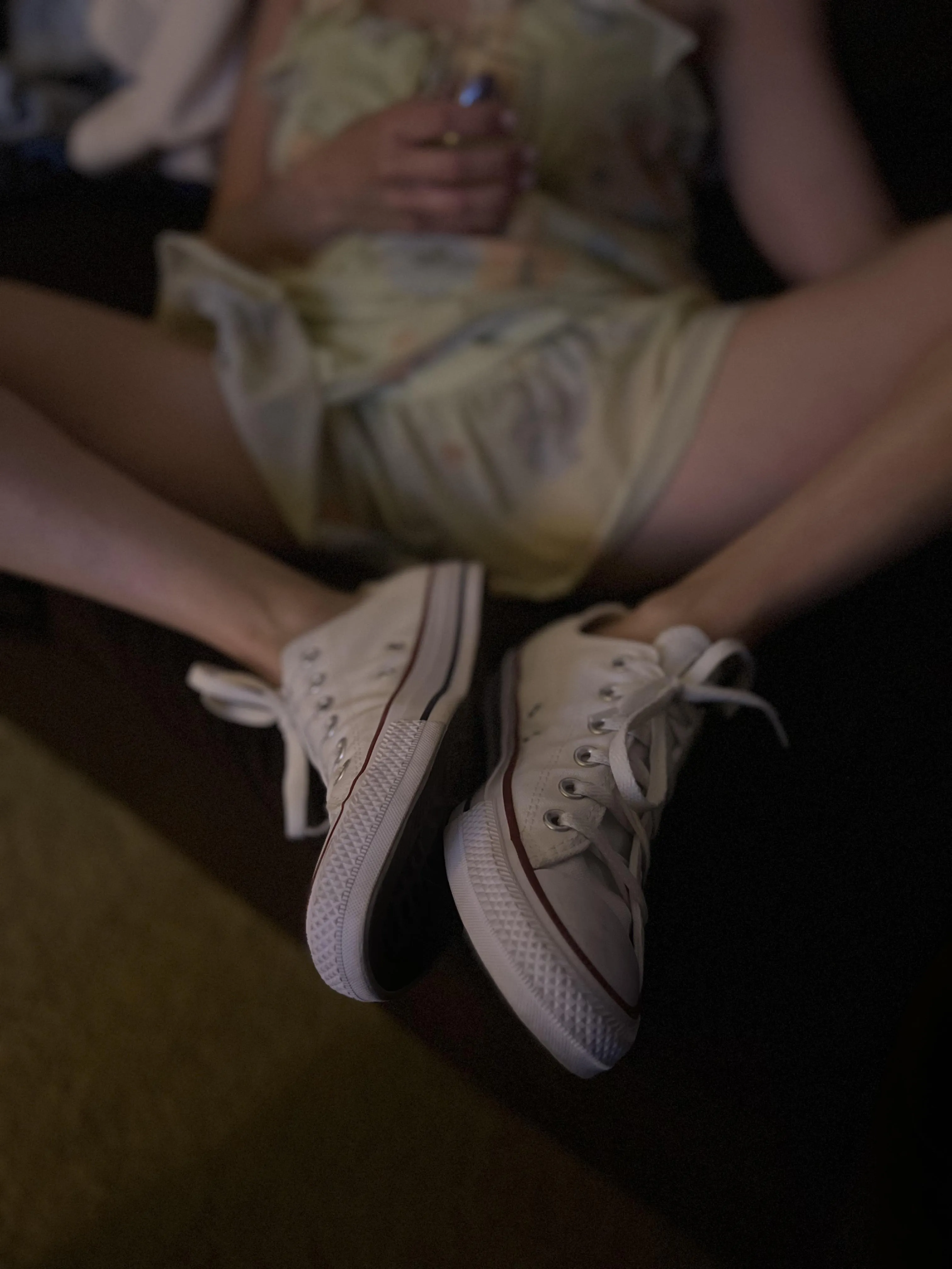 Converse and wine make a good combo.