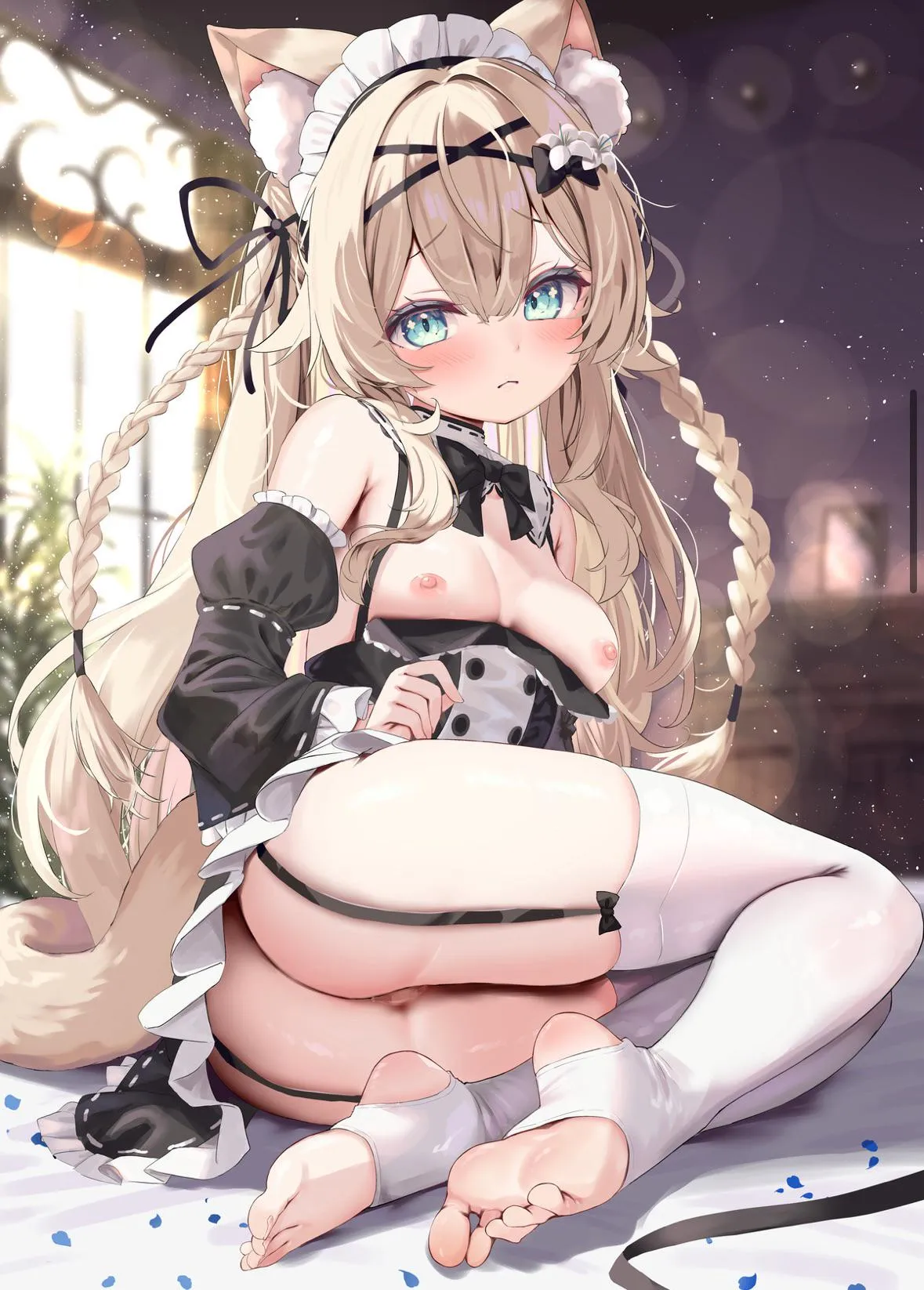 cute maid kitty
