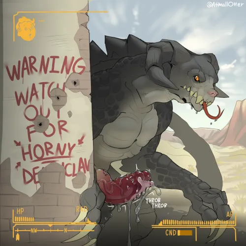 Horny deathclaw [M] (ASmallOtter)