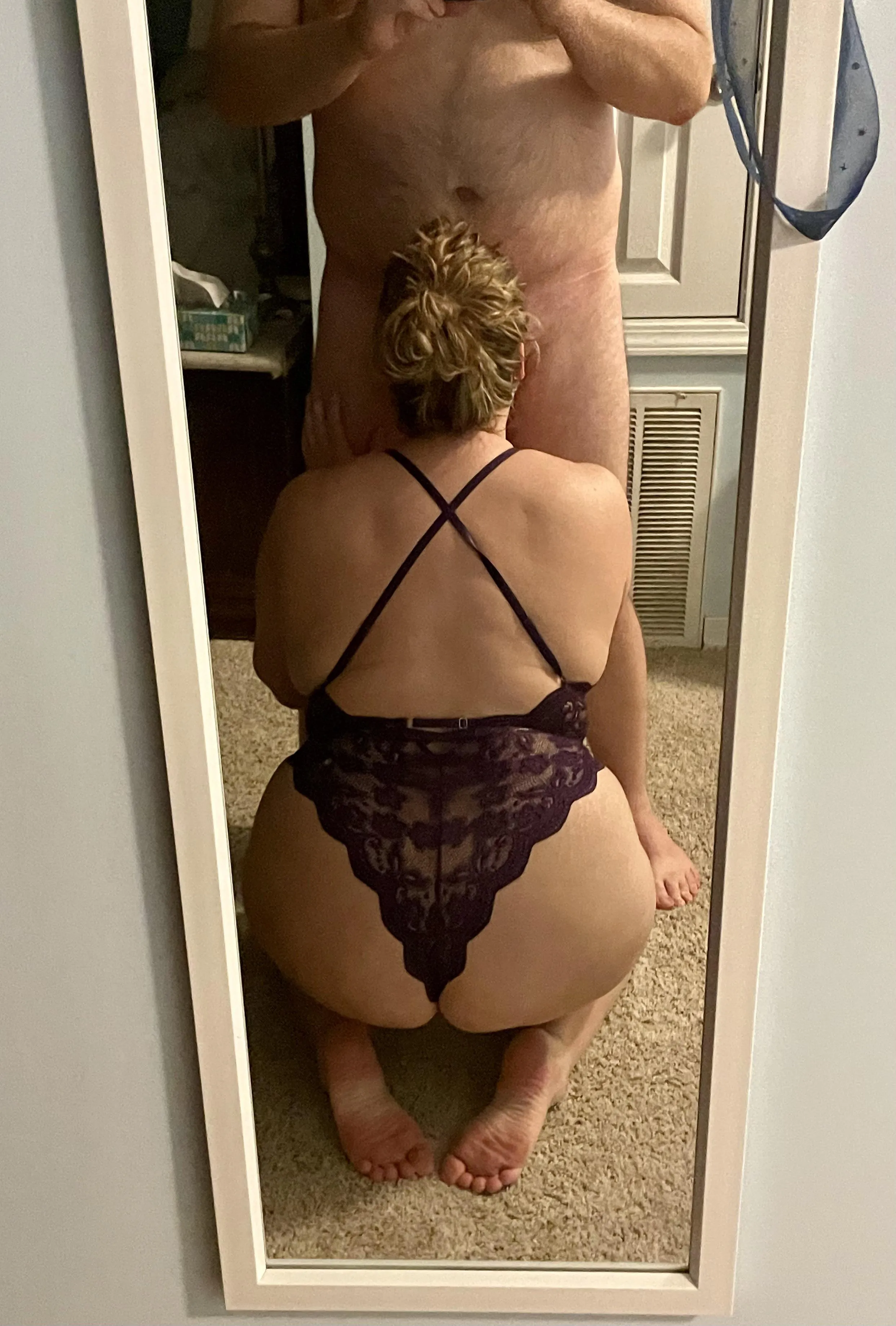 I love spending time on my knees