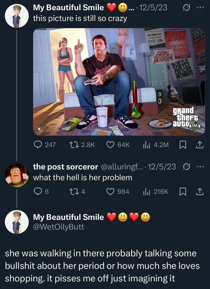 I’m fucking gaming!