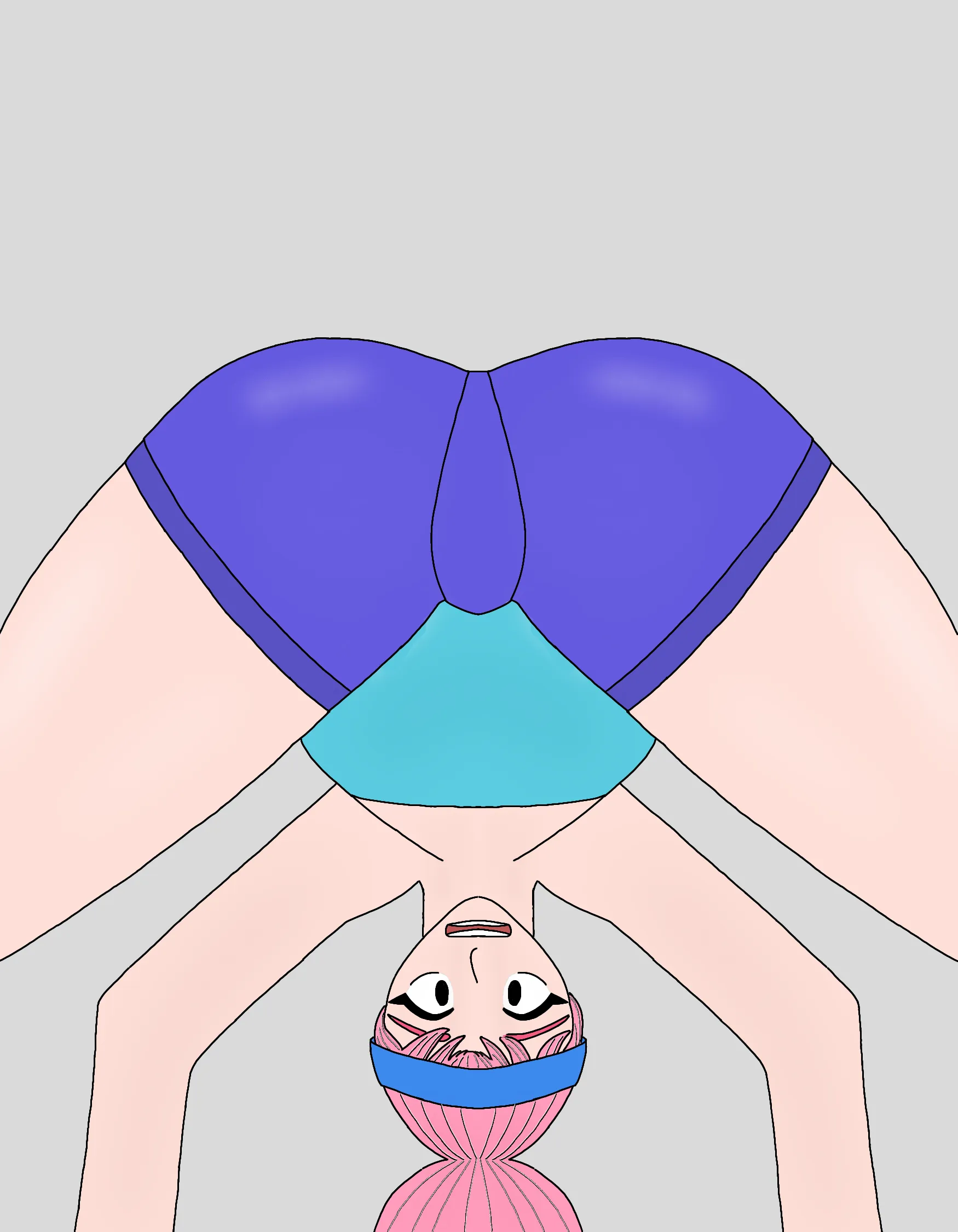 Janet drawing doing sport on a peculiar angle (drew in live on tik tok)