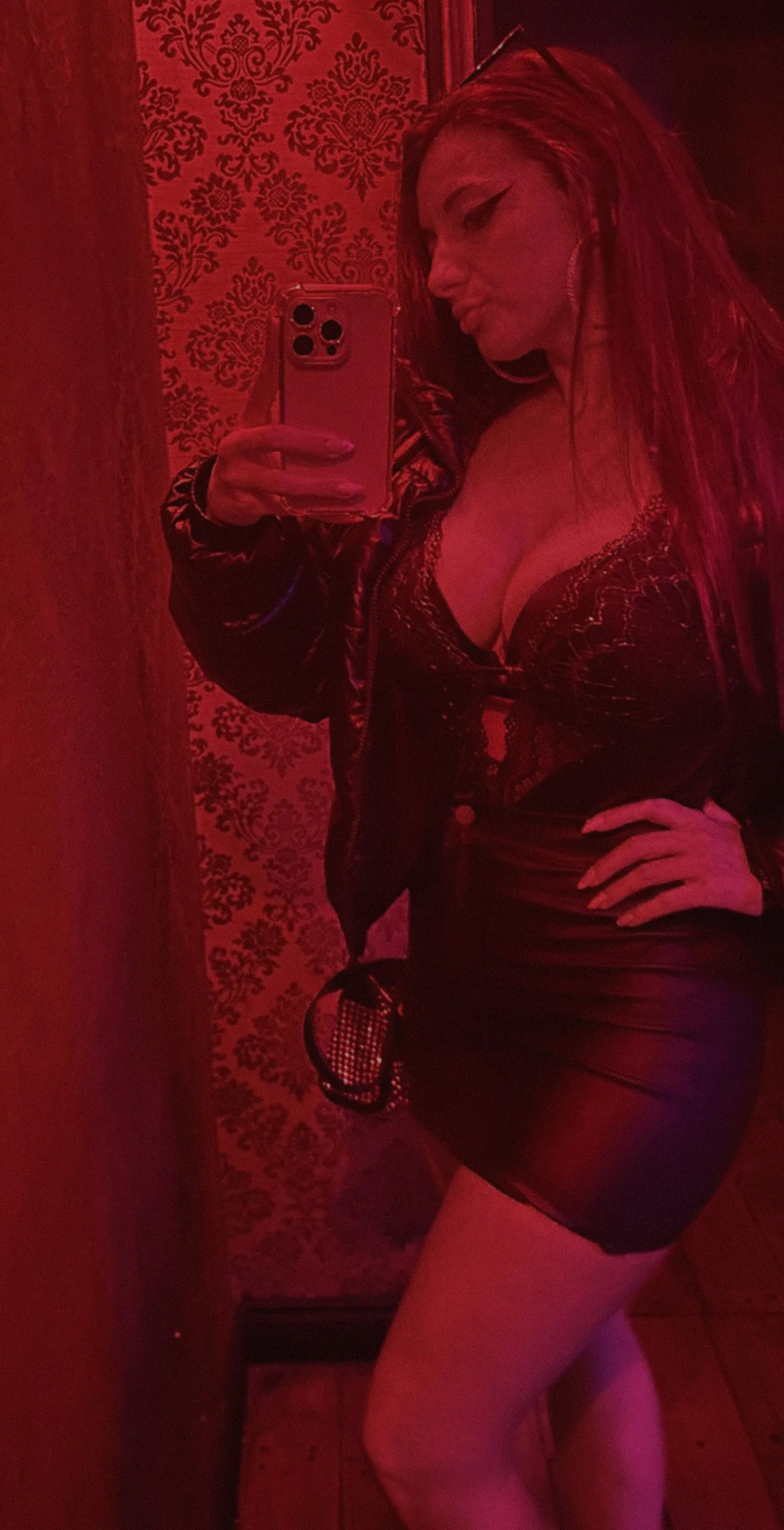 Leather makes it louder when I misbehave