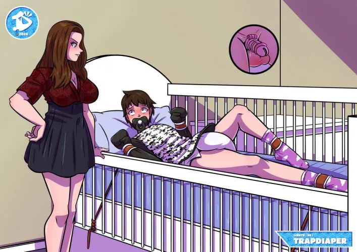 Mom is going to a party, keep your diaper dry all night and you will have a prize💕😈