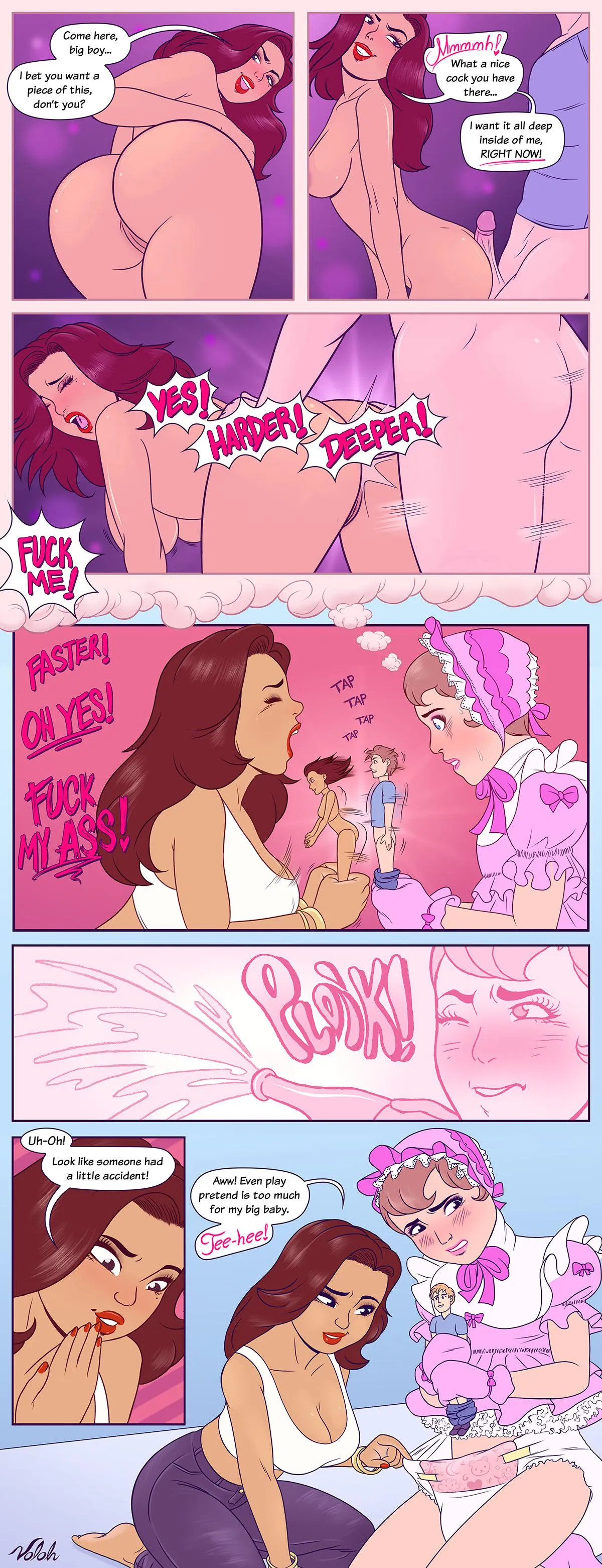 Never forget why you’re in chastity and diapers, sissies….