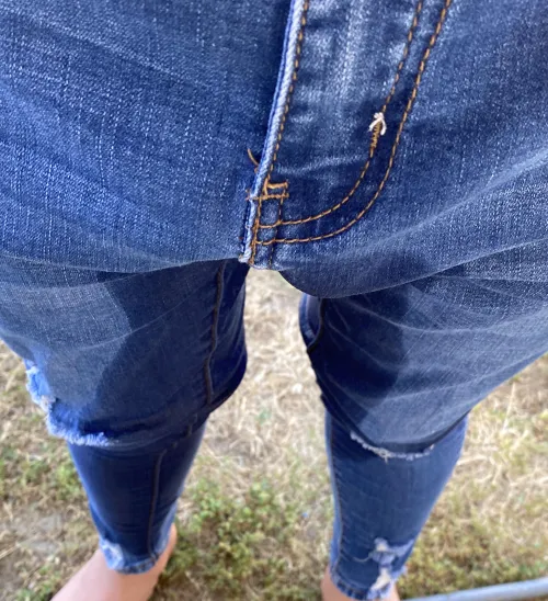 Peed pants at the park today felt amazing af