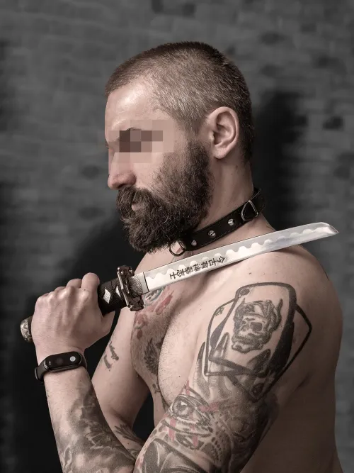 Sharp enough to cut through clothes