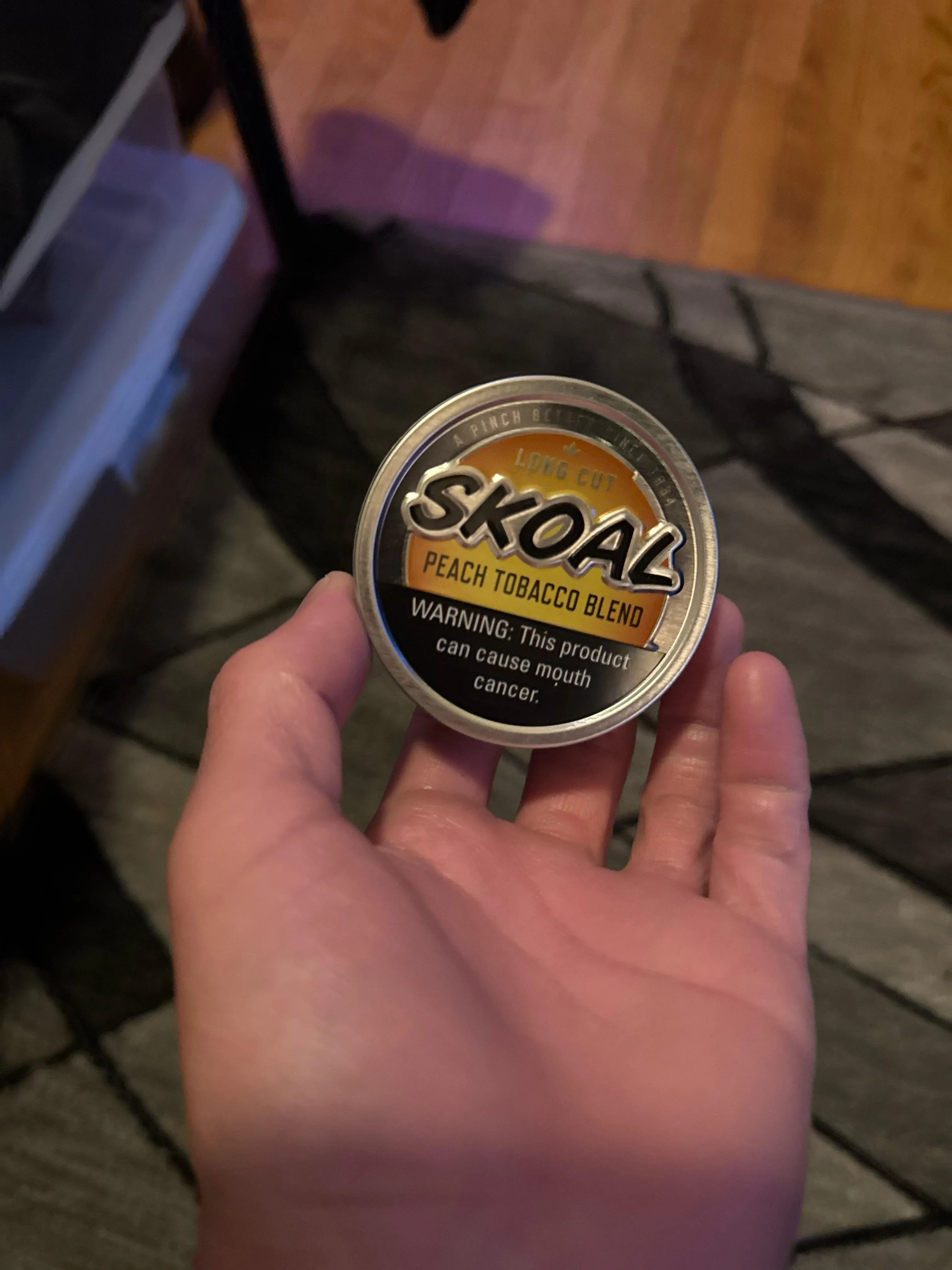Skoal peach?