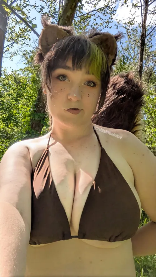 That's a funny looking cat (its a squirrel)