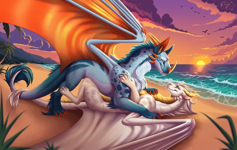 A Pieceful Time At Sunset (blackbatwolf) [MF]