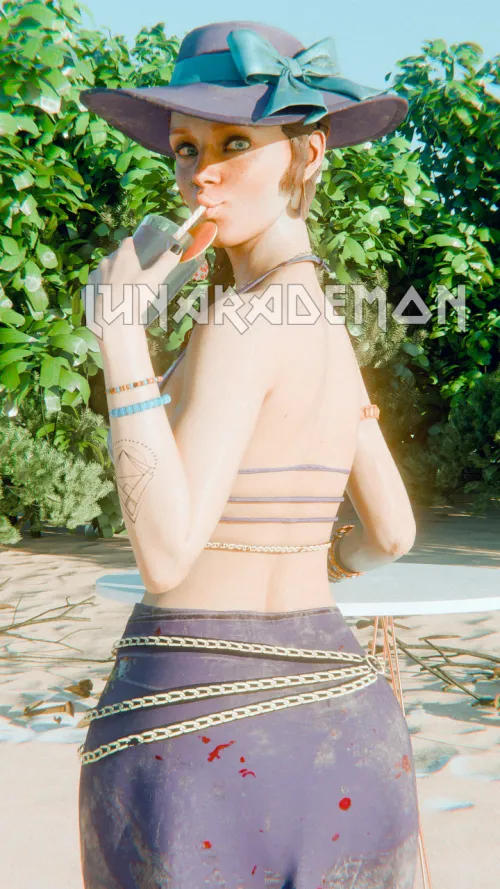 another one cold drink and hot Mikaela