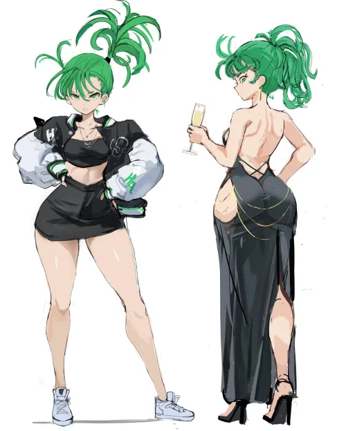 Casual or Fancy Tatsumaki? (rak_)