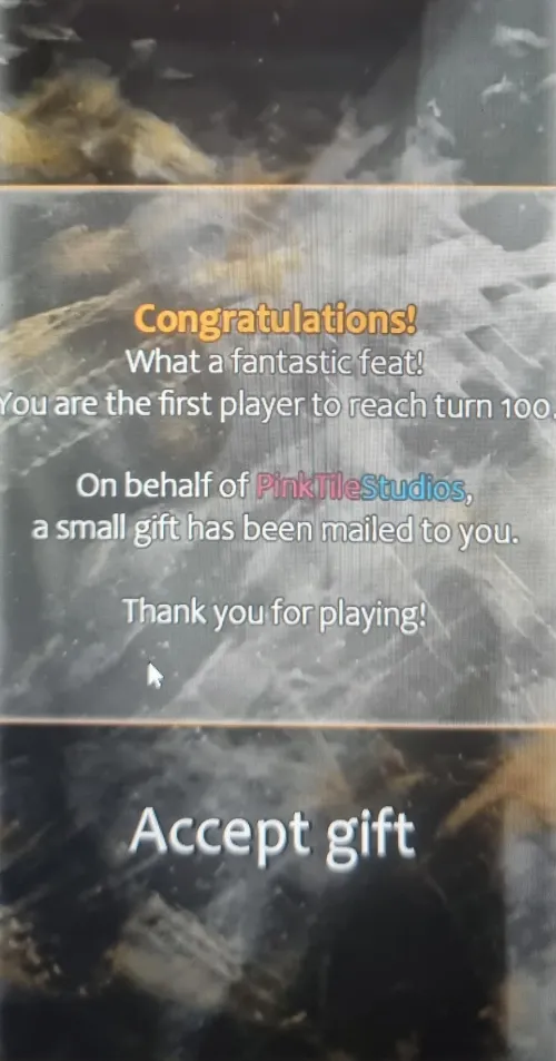 Does this come up for everyone or am I actaully the first?