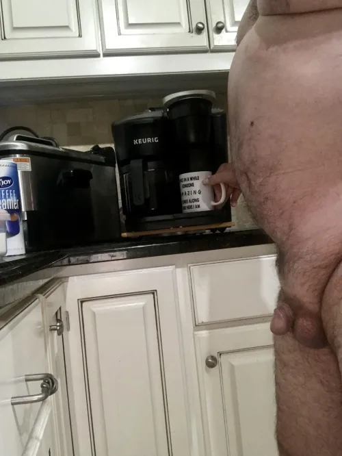 He’s not quite on board with waking up this morning. 😂