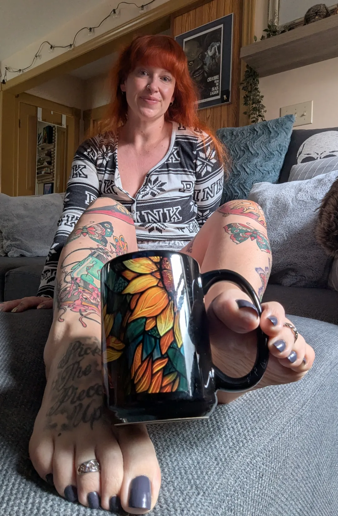 How About Some Morning Coffee To Enjoy With My Feet 😏